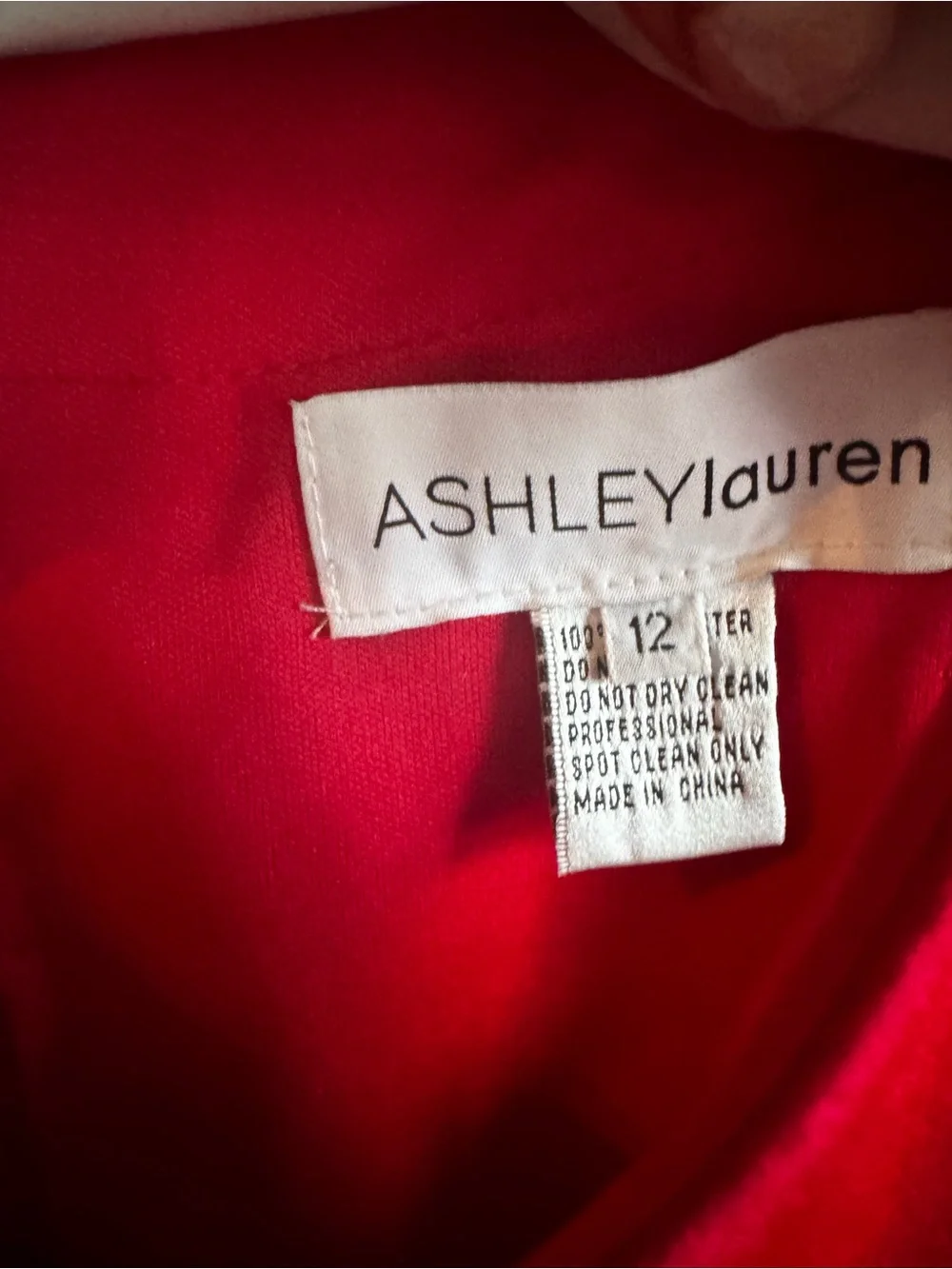 Ashley Lauren Classic Red Sleeveless Bow-Accent Girls Dress